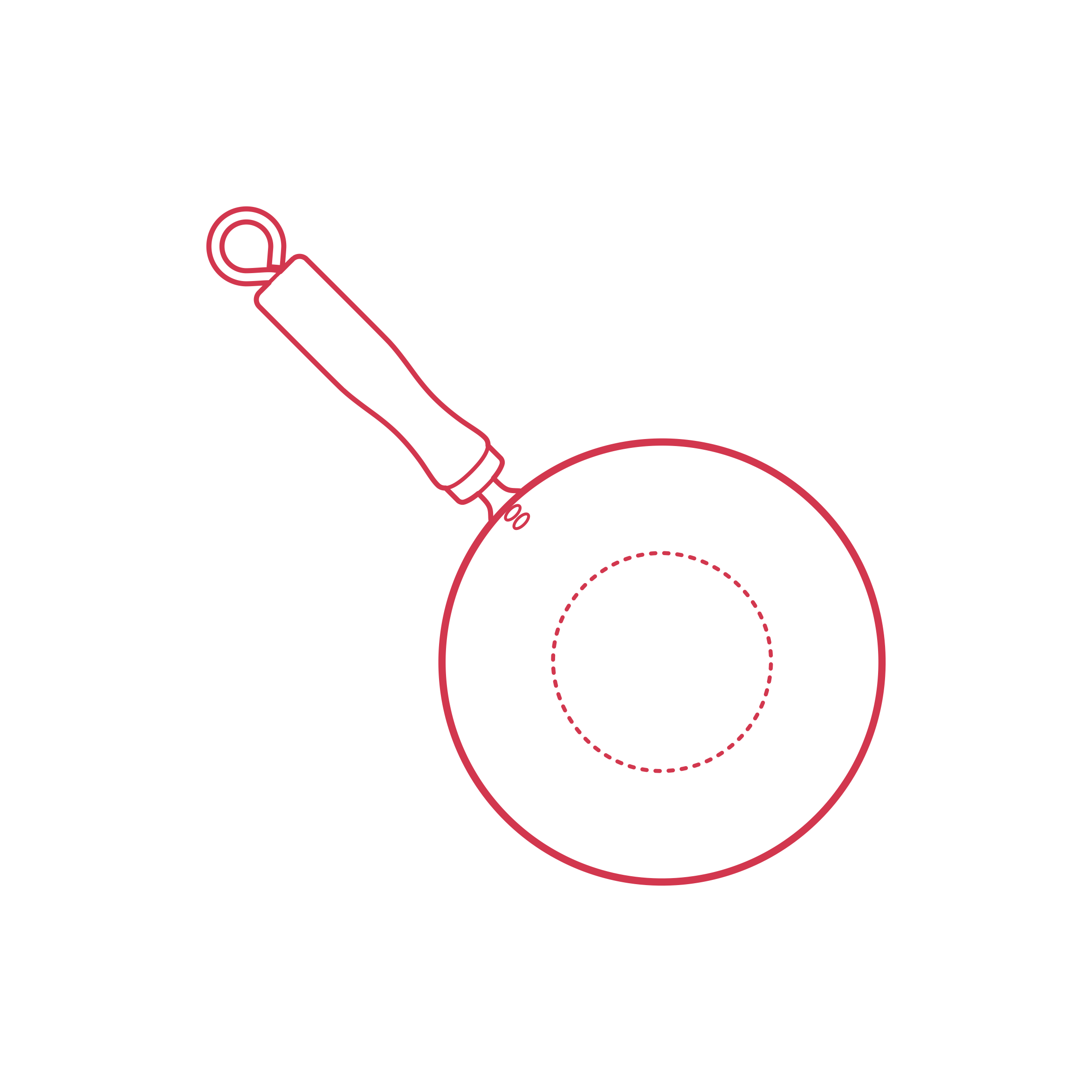 Objects Cooking Pans Wok 8 Inch Simple Line Art Svg Free Vectors